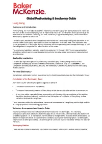 Global Restructuring & Insolvency Guide