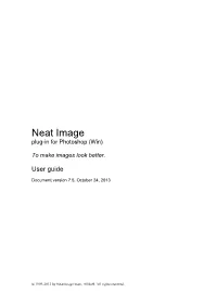 Neat Image User Guide