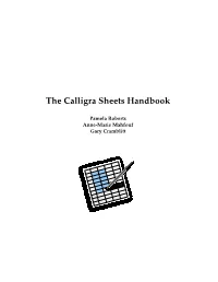 The Calligra Sheets Handbook