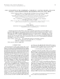 Angular Diameters of the G Subdwarf Cassiopeiae a And