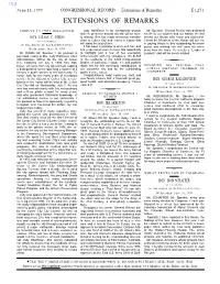 Extensions of Remarks E1271 EXTENSIONS of REMARKS