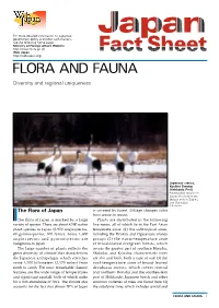 FLORA and FAUNA Diversity and Regional Uniqueness