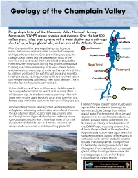 Guide to the Geology of the Champlain Valley