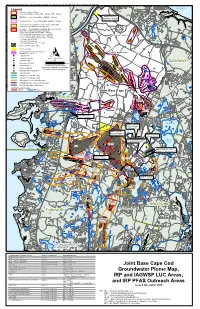 Joint Base Cape Cod Groundwater Plume Map, IRP and IAGWSP LUC