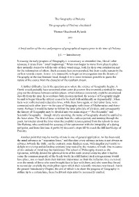 The Geography of Ptolemy Elucidated