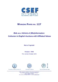 Bids As a Vehicle of (Mis)Information: Collusion in English Auctions with Affiliated Values