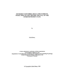 Public Health and the Rise and Fall of the Interventionist State