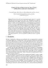 Surround Sound Processed by Opus Codec: a Perceptual Quality Assessment