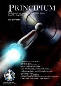 The Initiative and Institute for Interstellar Studies Issue 29 | May 2020