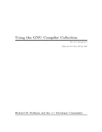 Using the GNU Compiler Collection