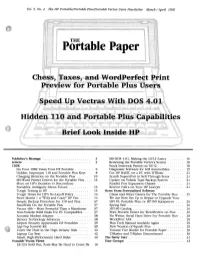 Portable Paper