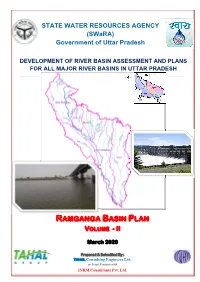 Ramganga Basin Plan Volume - Ii