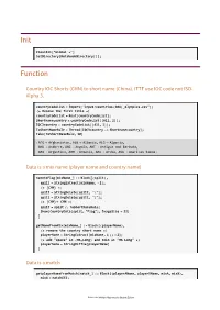 Source Code Table Tennis Ranking