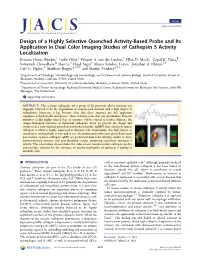 Design of a Highly Selective Quenched Activity-Based Probe