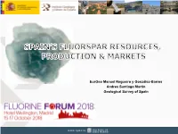 IGME • Fluorspar in Short • Geology • Processing • Uses
