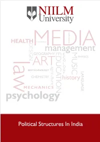 Political Structures in India.Pdf