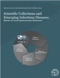Scientific Collections and Emerging Infectious Diseases: Report of an Interdisciplinary Workshop