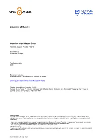 University of Dundee Interview with Mladen Dolar Hamza, Agon