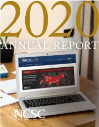 2020 Annual Report Reﬂ Ects on Our Accomplishments of the Past Year, We Are Always Looking to the Future