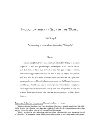 Induction and the Glue of the World