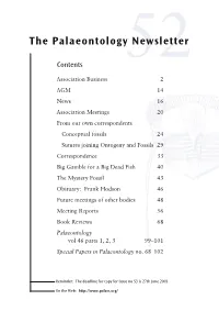 Newsletter Number 52