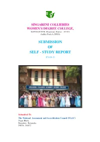 SUBMISSION of SELF - STUDY REPORT (Cycle-2)