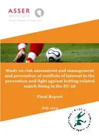 Betting-Related Match Fixing in the EU 28