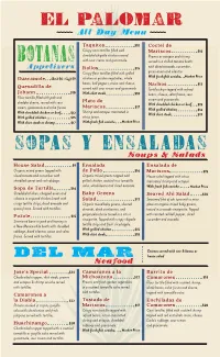 BOTANAS with Sour Cream and Guacamole