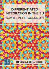 Differentiated Integration in the Eu