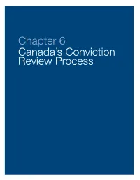 Chapter 6 Canada's Conviction Review Process