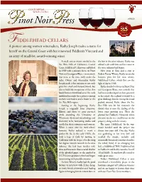 Fiddlehead Cellars Is Now Now Is Cellars Fiddlehead Today’S Interviewing with Possible Wineries