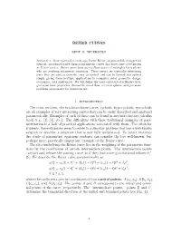 BÉZIER CURVES 1. Introduction the Conic Sections, the Brachistochrone