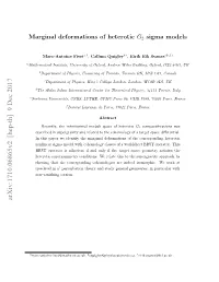Marginal Deformations of Heterotic G2 Sigma Models