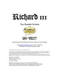 Two Example Sections