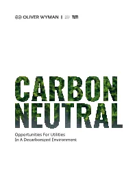 Carbon Neutral﻿
