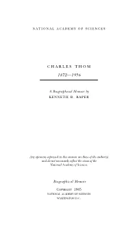 Charles Thom