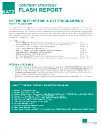 Network Primetime & Ott Programming