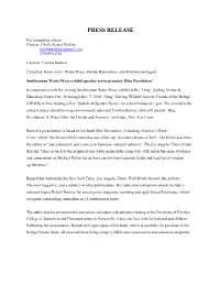 Press Release