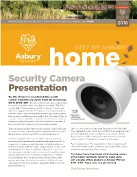 Security Camera Presentation