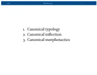 Stump, Morphotactics Lecture 2, 7-10-17.Pdf