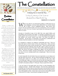 The Constellation a Newsletter for Answering Service Employees; Donated to the Industry by Teamsnug