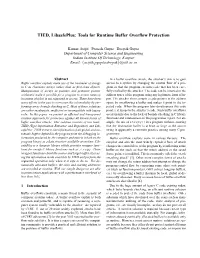 TIED, Libsafeplus: Tools for Runtime Buffer Overﬂow Protection
