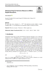 Dimension Drop for Harmonic Measure on Ahlfors Regular Boundaries