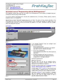 Quickstart Winprogrammer - May 20 2020 Page 1/27