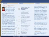 Schedule Information Sessions