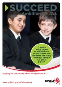Secondary Transfer 2017 and Open Evening