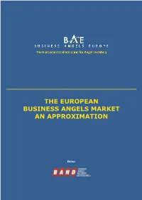 The European Business Angels Market an Approximation