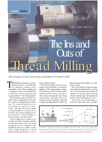 Threadmilling For