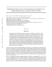Arxiv:1907.02155V1 [Econ.GN] 3 Jul 2019