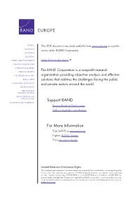 Bibliometrics As a Tool for Supporting Prospective R&D Decision-Making in the Health Sciences: Strengths, Weaknesses And
